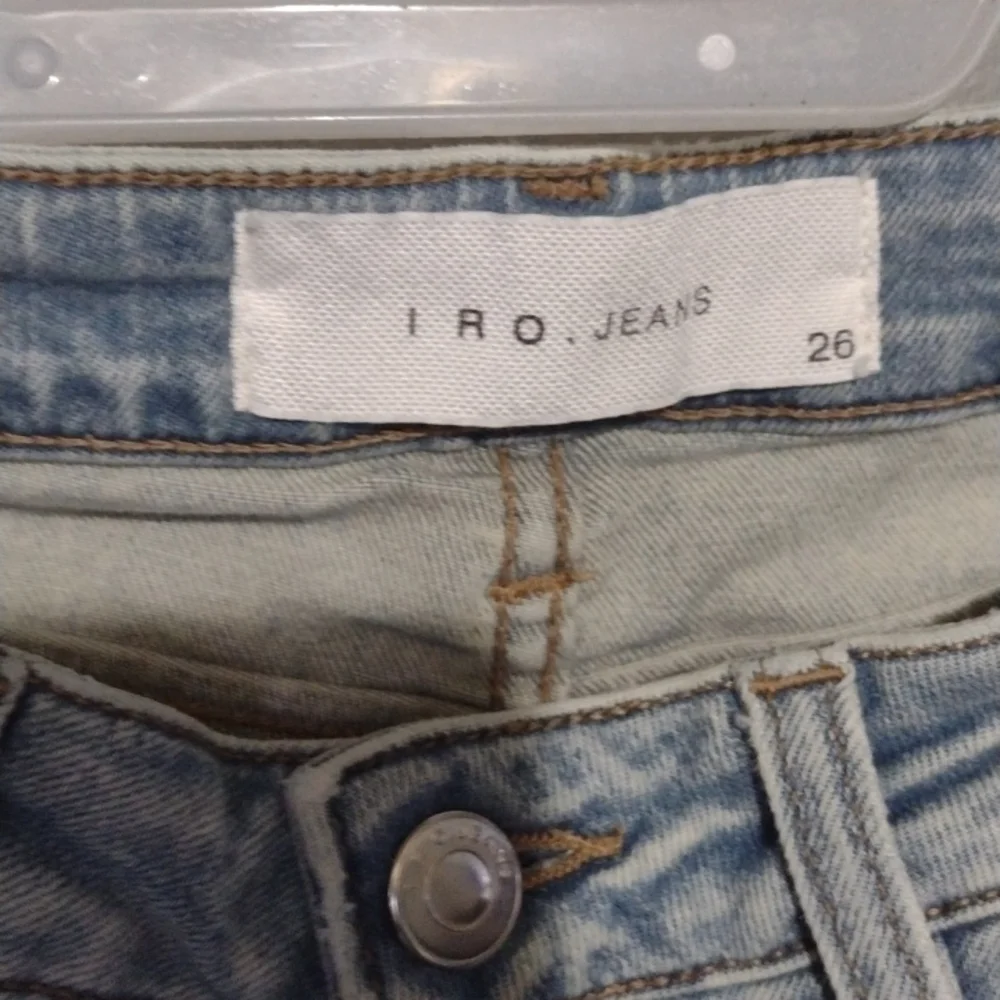 IRO Skinny Distressed Light Blue Jeans - Size 26